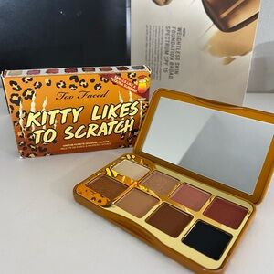 Too Faced Kitty Likes To Scratch On-The-Fly Eye Shadow Palette, 8 Shades, New